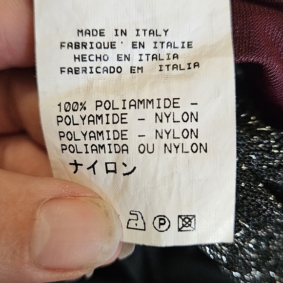 Vintage M MISSONI Sleeveless Silver Thread Detail Pink/green Multi Dress.US 4 - Picture 5 of 16